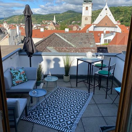 Terrassen Appartement Ueber Den Daechern Von Krems Eksteriør bilde