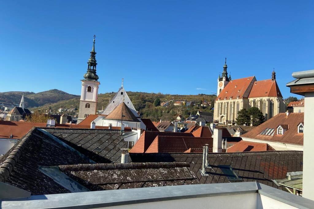 Terrassen Appartement Ueber Den Daechern Von Krems Eksteriør bilde