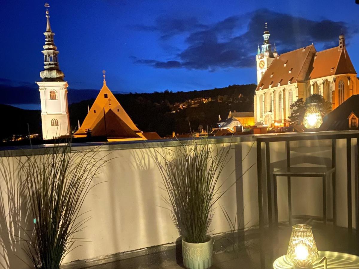 Terrassen Appartement Ueber Den Daechern Von Krems Eksteriør bilde