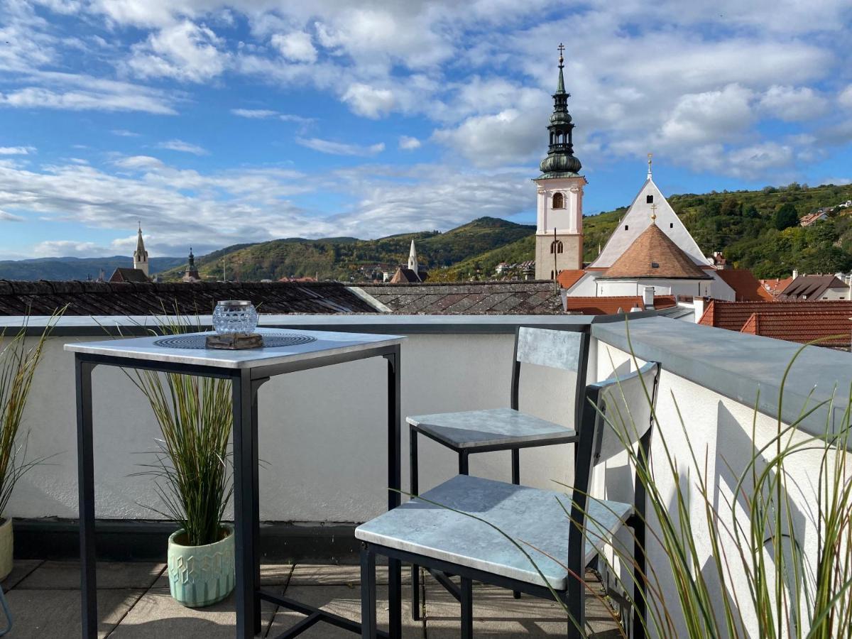 Terrassen Appartement Ueber Den Daechern Von Krems Eksteriør bilde