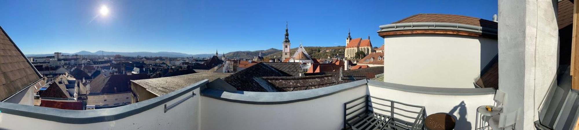 Terrassen Appartement Ueber Den Daechern Von Krems Eksteriør bilde