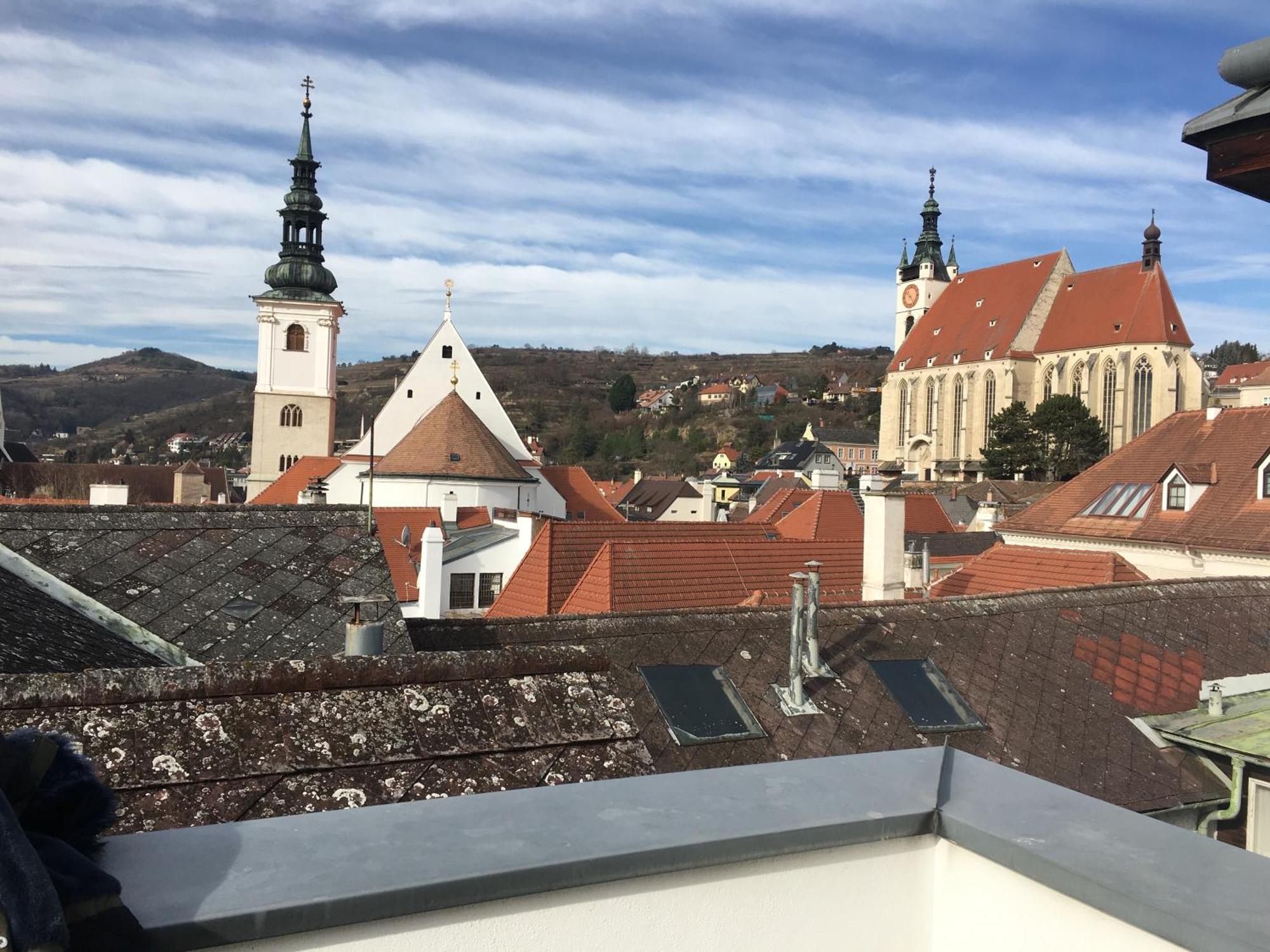 Terrassen Appartement Ueber Den Daechern Von Krems Eksteriør bilde